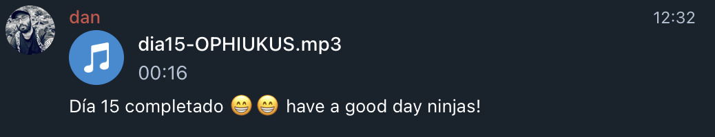 Día 15 — Ophiukus